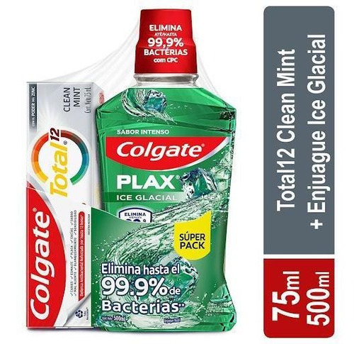 Enjuague Bucal Colgate Plax Ice Glacial X500 Ml Crema