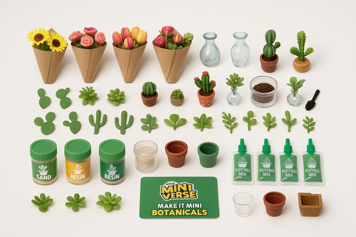 Juego De Jardin Botanico Miniverse Mini Coleccionable