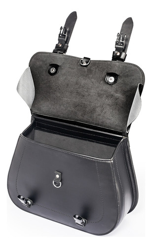 Bolsa Alforge Lateral Moto Custom 18l + Afastador Meteor 350