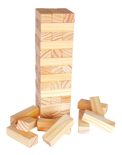 Jenga De Madera 30cm De Alto