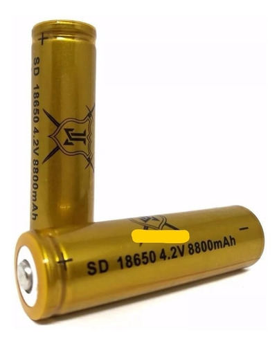 Imagen 2 de 2 de Mayoreo 10 Baterías Pila Recargables 18650 4.2 Volts 8800mah
