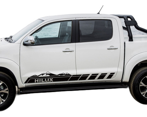 Calcomanías Franjas Laterales Para Toyota Hilux Kit X2