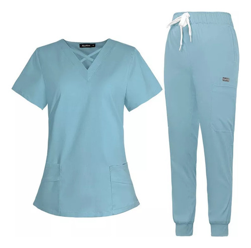 Uniforme Médico De Enfermería Jogger Thread, Color Liso, 2 U