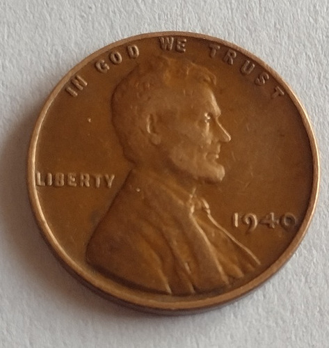 Moneda Un Centavo Estados Unidos Año 1940