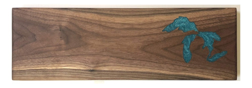 Great Lakes Black Walnut Charcuterie Board 20 X 6.5 X 1 Wit.