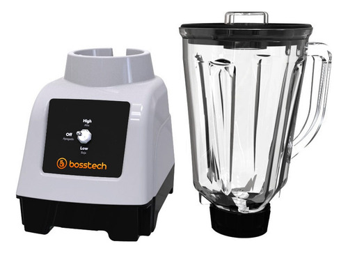 Licuadora 550w Vidrio2l Tradicional 2vel Bosstech B2 Gris
