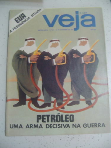 Revista Veja 271 Petróleo M Vasconcellos Transexual Gay 1973