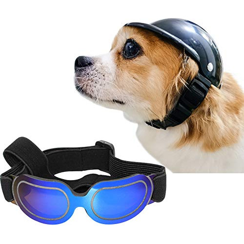 La La Pet Casco Para Mascotas Con Gafas Para Perros Gorro Pa