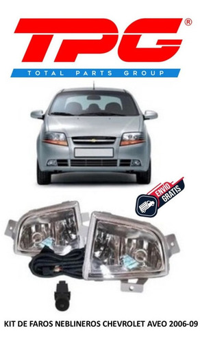 Faros Auxiliares Chevrolet Aveo 2006-09 Tpg