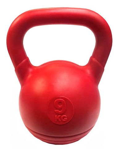 Imagen 1 de 2 de Pesa Rusa 9 Kg Pvc Mancuerna Gym Df Somos Fabricantes