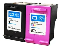Comprar Pack Cartuchos Tintas Hp 667xl Negro + Color \u002Falto Rendimien