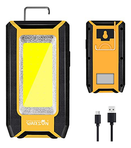 Luz Trabajo Led Recargable Warsun, Magnética Cob Portátil,