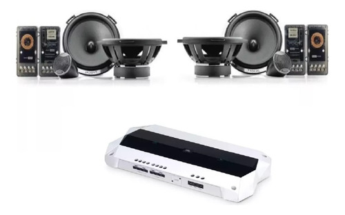 Paquete 2 Set De Medios Focal Ps165v1+amplificador Jbl Ma704