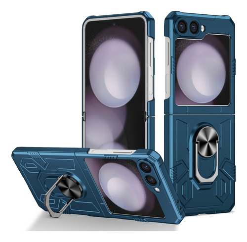 Funda De Teléfono Armors Con Soporte Anular Para Samsung Galaxy Z Flip 7, 6, 5 Z 4 3 5g, Antiimpacto, A Prueba De Golpes
