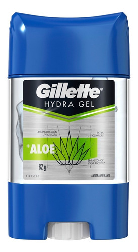 Gillette Hydra Gel Aloe Vera Desodorante En Gel Hombre 82g