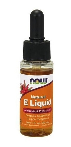 E Liquid Natural Now Foods 30ml Vitamina E Líquida Importada