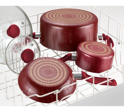 Imagen 2 de 6 de Batería De Cocina Lujo T-fal 14 Pzs Excite Antiadherente