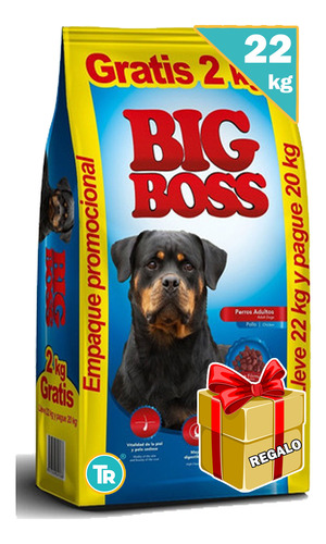 Comida Big Boss Perro Adulto 22kg + Comedero  + Envío 