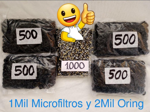 1000 Microfiltros Universales Y 2000 Oring Sellos Inyectores