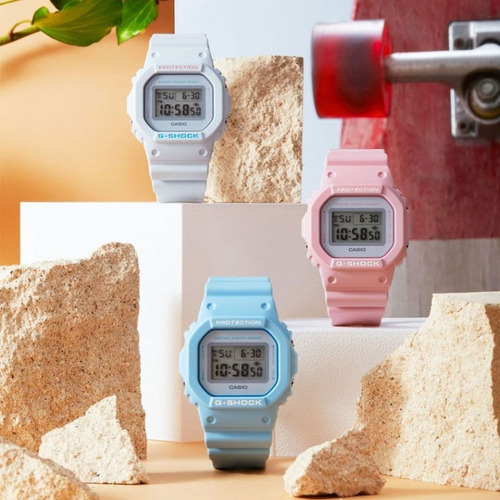 Relógio Casio G-shock Feminino Dw-5600sc-4dr Original