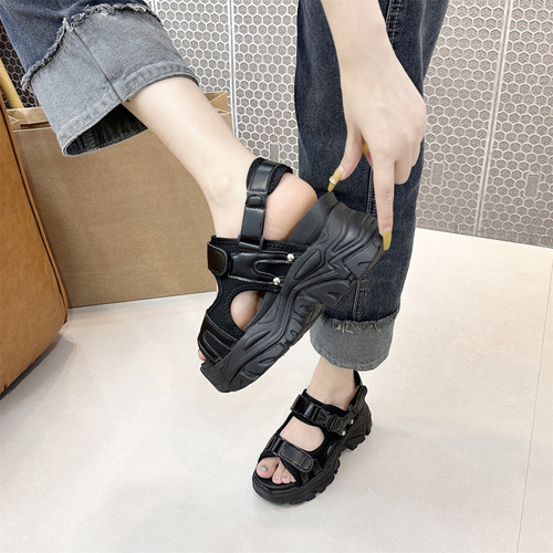 Sandalias Para Mujer Zapatos De Cómodas Plataforma Deportes