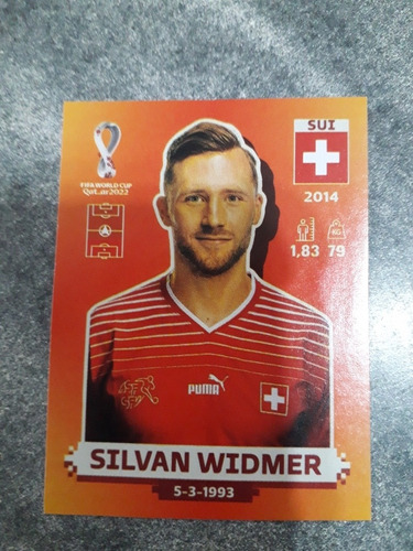 Figurita Mundial Fifa Qatar Silvan Widmer Suiza