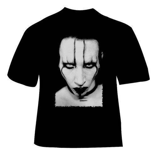 Polera Marilyn Manson - Ver 04 - Vale Gamess