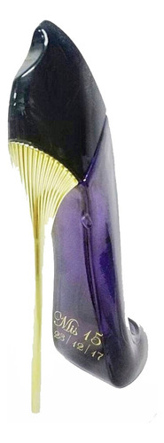 40 Frasco Zapato 90ml Color Negro Souvenirs, Perfume