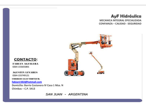 Hidráulica, Reparación, Servicio Mecánico En General Y Otros