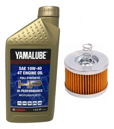 Kit Mantención Yamalube Full Sintético 10w40 Yamaha Xtz150