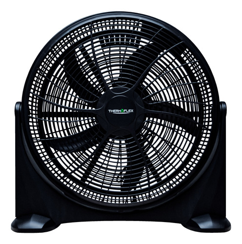 Ventilador De Piso Thermoflex 20 Pulgadas / Negro / Plástico