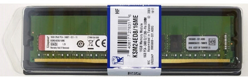 Memoria Servidor 16gb Ddr4 2400 Mhz Ecc Udimm Ksm24ed8/16me