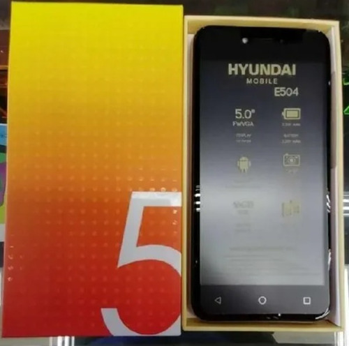Celular Hyundai Mobile E504 Negro