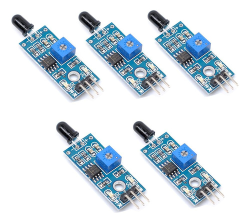 Oiyagai 5 Uds Detector De Modulo De Sensor De Llama Ir Smar