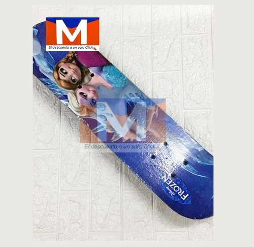 Imagen 2 de 3 de Tabla De Skate Banana Transparente Con Luz Led