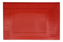 Comprar Tapete Antiestático Para Reparación Electrónica Zd-154-1a Color Rojo