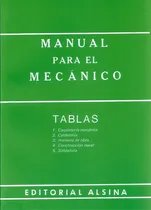 Comprar Manual Para El Mecanico (tablas-carpinteria Mecanica-calde 