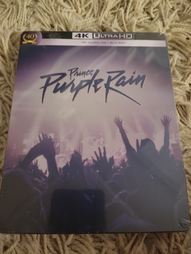Blu Ray 4k Purple Rain Steelbook Duplo Lacrado