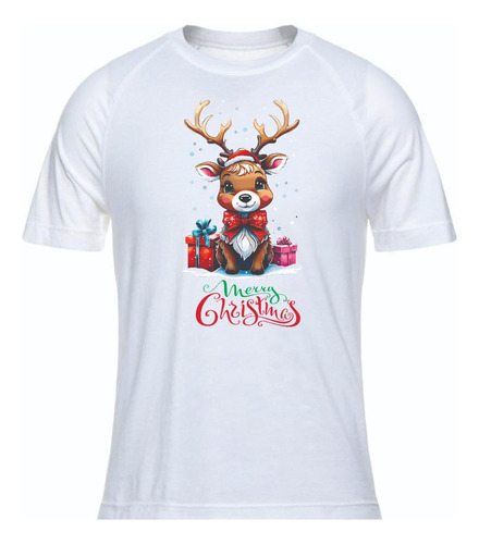 Camisetas Navidad Reno Venado Merry Christmas Hms 