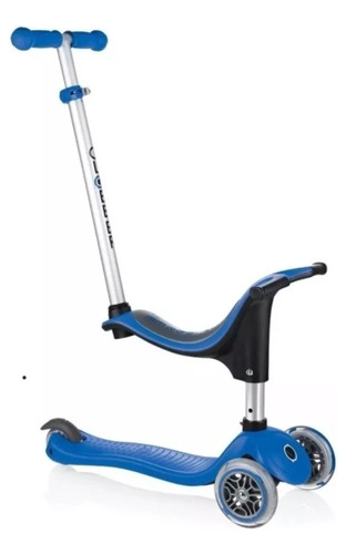 Monopatin Buggy Globber 3 En 1 Azul De Aluminio