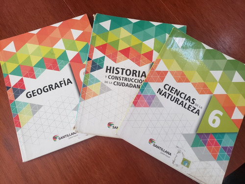 Libros Geografia 6 Historia 6 Ciencias 6 Santillana