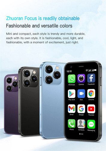 Mini Smartphone Soyes Xs15, Android, Pantalla De 3.0 Pulgada