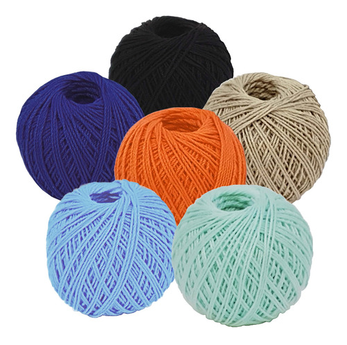 Hilo Para Bordar, 4 Ovillos De 25g, Bordado, Crochet