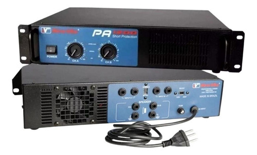 Amplificador New Vox Pa 1200 - 600w Rms