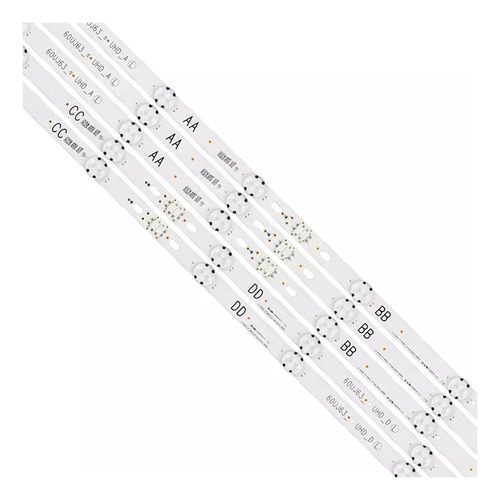 // 10 Tiras Con 6 Y 5 Leds Para Tv 60uj6300 60uj6300-ua