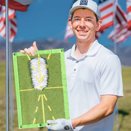 Alfombra De Entrenamiento Swing Golf Para Detectar El Bateo