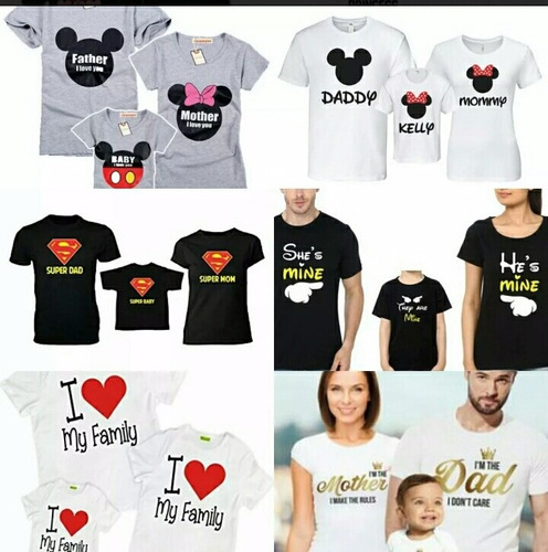 Camisetas Niños Adultos 100% Algodón - Diseños De Navidad