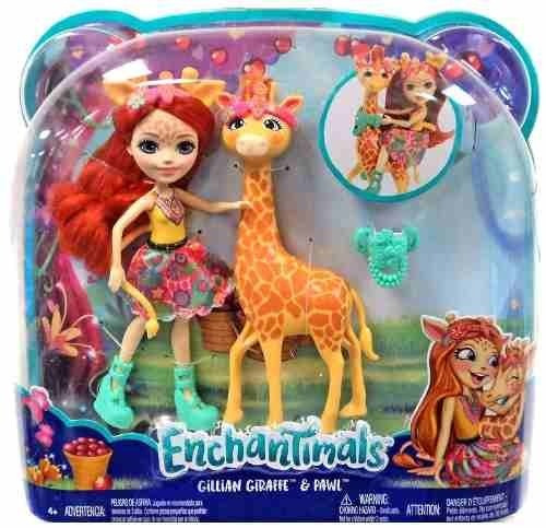 Enchantimals Gillian Giraffe Doll & Pawl figure FKY74