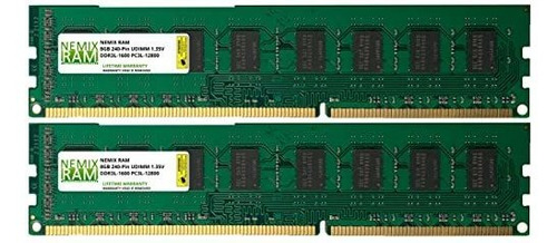 16gb (2x8gb) Ddr3-1600mhz Pc3-12800 Non-ecc Udimm 2rx8 Desk