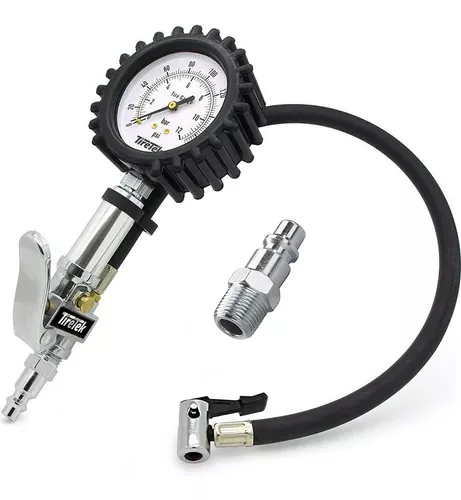 Medidor de presión de neumáticos de 3 funciones